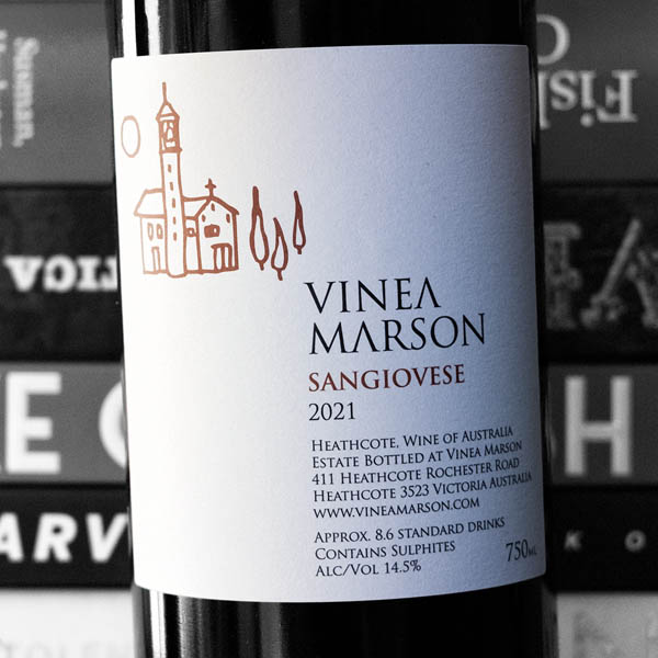 Vinea Marson Sangiovese 2021, Heathcote, Victoria