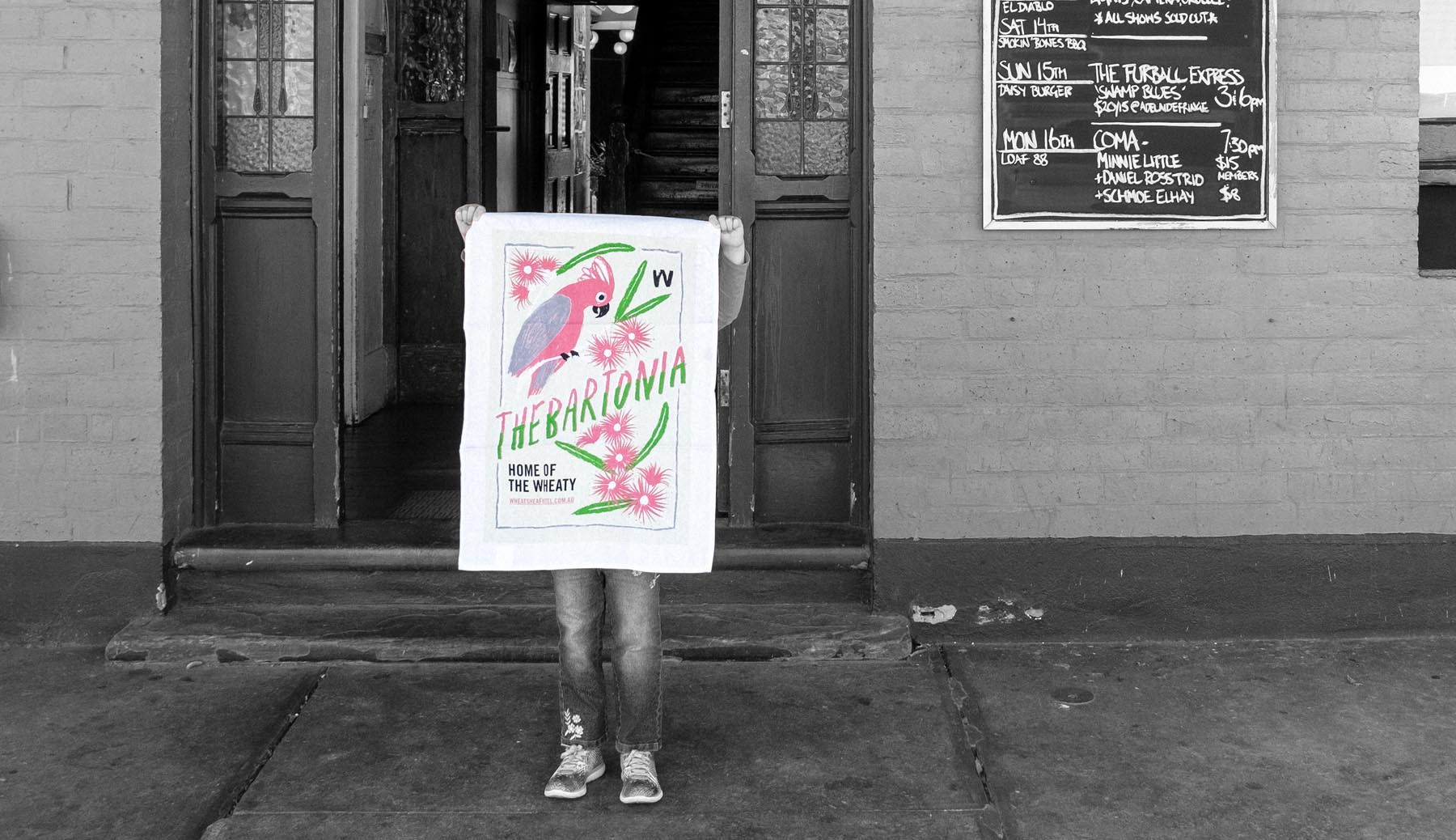 model with-pink-thebartonia-tea-towel-landscape%20200315-12